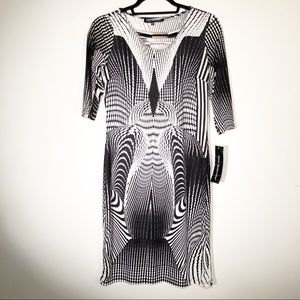 NWT Mille Gabrielle Black and White Dress